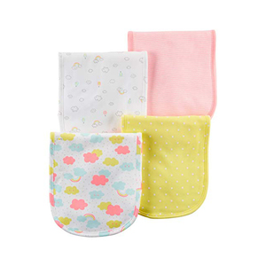 Bavoirs pour bébé en coton biologique certifié GOTS - Réutilisables, écologiques, antibactériens, unisexes, tailles personnalisées, logo, tissu en mousseline pour - Product Image 1