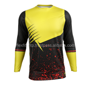 Quantité en vrac personnalisé Sublimation MX Jersey 100% Polyester Motocross Maillots Manches Longues À Vendre - Product Image 3