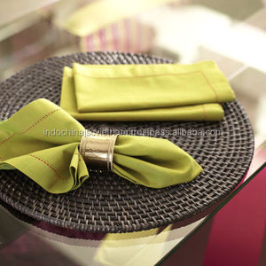 Handmade Tự Nhiên Vòng Mây <span class=keywords><strong>Wicker</strong></span> Charger Tấm/Coaster Cho Đám Cưới - Product Image 5