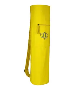 Best Quality 100% Cotton Single Chakra Embroidered Yoga Mat Bag For yoga At Wholesale Price