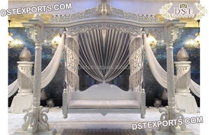 Gujarati ชิงช้าตกแต่งงานแต่งงานในคืนกราตี้ตกเเต่งงานเมงงานตกเเต่งฮาดี้แบ็คดรอปสำหรับตกเเต่ง - Product Image 2