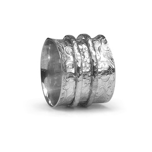 Women fashionable 925 sterling silver jewelry plan spinner wholesale ring - Product Image 1