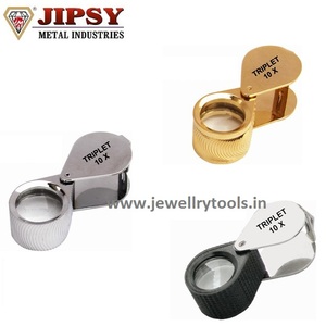 Ống kính kép 10x và 20x đồ trang sức Loupe Triplet loại kim cương thiết bị fordable Kính lúp đôi ống kính công cụ kiểm tra - Product Image 6