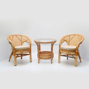 Conjunto de sala de estar de alta calidad, conjunto de ratán Natural con diseño simple y elegante, moderno, de Cirebon West, Java, Indonesia - Product Image 1