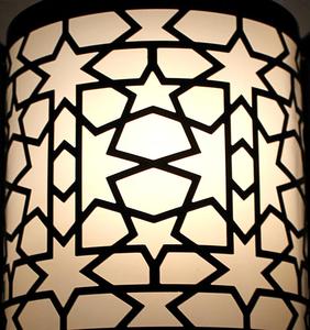 Nouvelle lampe murale en fer et verre à découpe laser décorative à économie d'énergie de style turc, certifiée CE - Product Image 3
