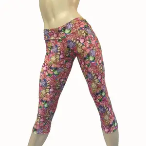 Controle Sport Yoga Broek Zijzakken Zachte Hardloop Gym Panty Fitness Kleding Workout Atletische Leggings