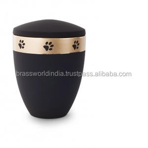 Simple Red Brass Pet <b>Funeral</b> Urn By Brassworld India By Brassworld India <b>Funeral</b> <b>Supplies</b> - Product Image 5