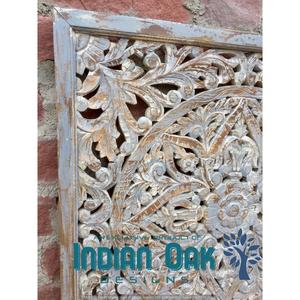 Panneau mural en bois sculpté, panneau mural - Product Image 1
