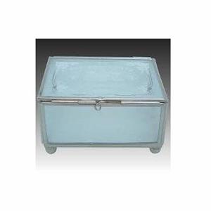 Caja de baratija de cristal con forma de casa, caja de embalaje de joyería de almacenamiento decorativo para boda, Material de Metal y PC, embalaje de cartón - Product Image 5