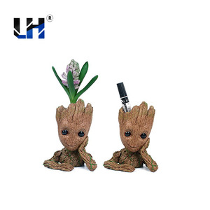 Bebé <span class=keywords><strong>Groot</strong></span> jardinera olla sostenedor <span class=keywords><strong>de</strong></span> la pluma Hombre árbol macetas con agujero - Product Image 1