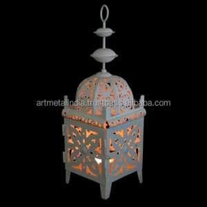 <b>MINI</b> ANTIQUE WHITE MOROCCAN LANTERNS - Product Image 6