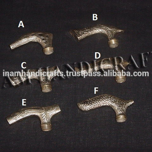 Latón antiguo Manijas para bastones paraguas y los bastones y - Product Image 3