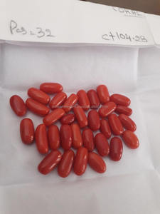 Cabujones de Coral Rojo Natural de Origen IT para la Fabricación de Joyas - Product Image 2