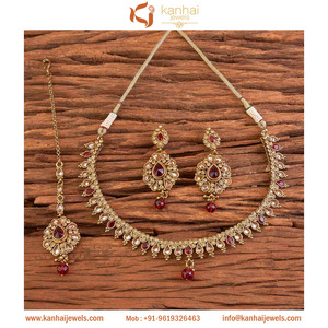 Collier classique Antique avec placage Mehndi, chaîne en gros, 17538 - Product Image 1