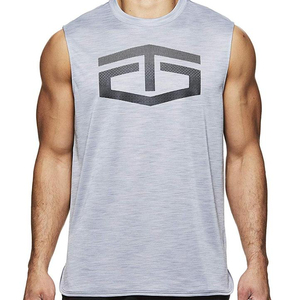 Camiseta sin mangas de gimnasio para hombre, chaleco de tirantes para culturismo - Product Image 1