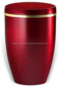 Urna Funeraria para Adultos Estilo Americano con Cruz, de Brassworld India Funeral Supplies - Product Image 2