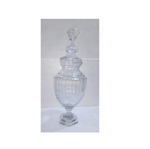 Jarrón de cristal redondo antiguo de diseño único, de lujo, moderno y elegante, de primera calidad, muy vendido, para decoración del hogar y sala de estar. - Product Image 3