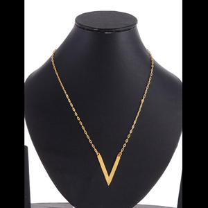 Collier longues chaînes plaqué or, collier minimaliste pour femmes, offre spéciale - Product Image 1