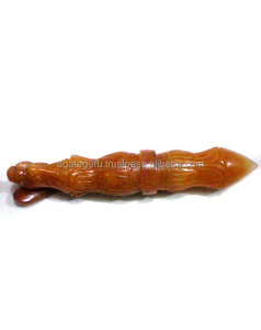 Aventurine rouge sculptée à la main baguettes de guérison ange baguette naturelle en pierres précieuses - Product Image 1