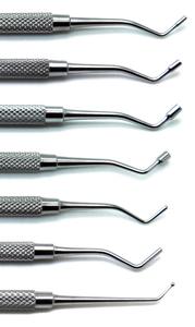 7 Pcs Dentaire Composite Plastique Amalgame Pluggers Brunissoir Cavité Restauration Instruments De Remplissage - Product Image 5