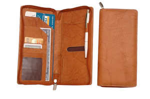 Etui de marque en cuir pour hommes, couverture à la mode avec fermeture éclair - Product Image 3