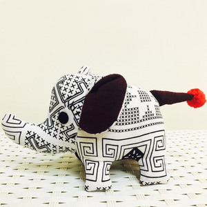 ช้างผ้าฝ้ายแท้ 100% งานฝีมือคุณภาพส่งออกจากไทย - Product Image 1