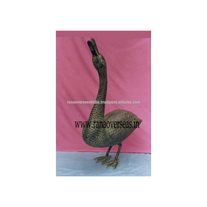 Escultura decorativa de pato hecha de aluminio para Hotel, restaurante, hogar, mesa de oficina - Product Image 3