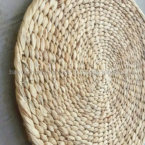 विंटेज बुना समुद्री घास चार्जर्स/Placemats/खाने की थाली धारकों/दीवार सजावट