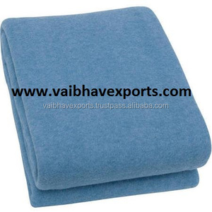 Listo Stock Gris 150x200cm Patrón sólido Manta de algodón Tamaño térmico medio Punto Ayuda humanitaria Vellón térmico bajo - Product Image 2