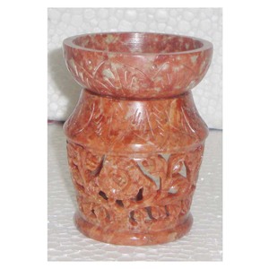 Natural Aroma <b>Oil</b> <b>Burner</b> Carving Design With Good Finishing Best Export Handmade Quality Used Home And Business Gift Purpose - Product Image 4