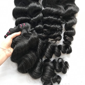 ผม Remy สำหรับต่อผมมนุษย์ยาว10-30นิ้วผมทอไม่พันกันผมบริสุทธิ์จากเวียดนาม - Product Image 1