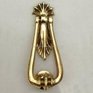 OMG Industries aldaba de puerta con cabeza de animal de latón macizo, restauradores de acabado negro de hierro fundido, tirador de arte para accesorios de ventana de puerta - Product Image 1