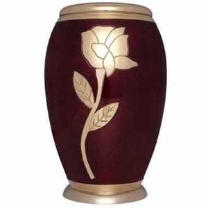 Abat-jour commémoratif en laiton, métal doré Rose, Style américain/européen - Product Image 1