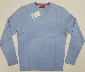 Premium Cotton Knitted Men's <b>Jumper</b> Pullover V Neck Branded Labels Anti-Shrink Quick Dry Autumn Ripped <b>Long</b> Lasting Bangladeshi - Product Image 1