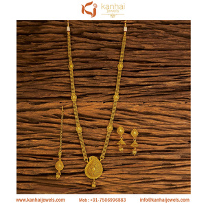 Collier Long plaqué or, modèle ancien, bijou en or, 17231, vente en gros - Product Image 1