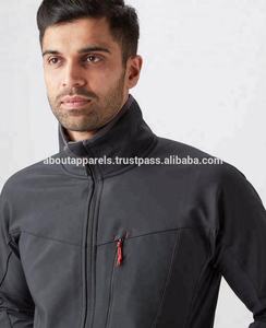 Nuevo color azul marino al aire libre a prueba de viento 3 capas transpirable esquí senderismo poliamida Softshell chaqueta y Abrigo con capucha para hombres - Product Image 6