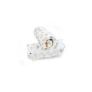 LOW MOQ Custom Muslin Baby Receiving <b>Swaddle</b> <b>Blankets</b> 2018 - Product Image 1