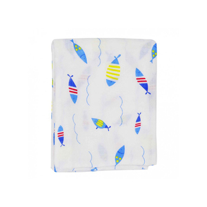 Soft Cotton Baby Muslin <b>Swaddle</b> <b>Blanket</b> | Newborn Receiving Wrap Breathable Gauze Nursery Bedding Custom Print Design For Babies - Product Image 1