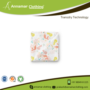 Organic Cotton Floral Knitted Baby Muslin Swaddle <b>Blanket</b> | Soft Newborn Receiving <b>Wrap</b> Breathable Lightweight Infant Care - Product Image 5