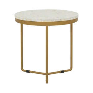 Table d'appoint en incrustation d'os de luxe de qualité supérieure - Product Image 4