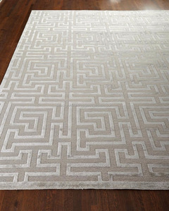 กันลื่นทำด้วยมือผ้าขนสัตว์ผ้าไหมพรมที่กำหนดเองทำ - Product Image 1