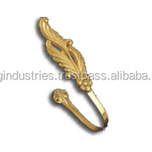 OMG Industries Metal <b>Curtain</b> Tieback Rosettes Brass Design - Product Image 2