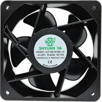 Ventilateurs d'extraction axiaux électriques puissants Logic Roof 180x90mm AC avec roulements à billes et pales en plastique pour usage domestique, ventilateur mural OEM/ODM 115/230V