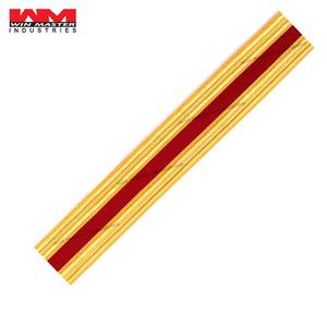 Uniforme de ceremonia, rojo y dorado, manga trenzada, adornos de encaje, accesorios - Product Image 1