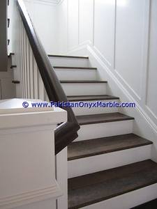 บันไดหินอ่อนคุณภาพดี ขั้นบันไดและฐานรอง หินอ่อนสีดำสนิท ดีไซน์ทันสมัย ตกแต่งบ้านและสำนักงาน บันไดหินอ่อนธรรมชาติ - Product Image 6