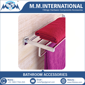 Bền và phong cách thép không gỉ phòng tắm Rack khăn phụ kiện mà thêm quyến rũ cho không gian của bạn - Product Image 5