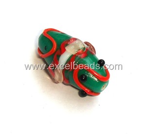 Large Designer Oval <b>Glass</b> <b>Beads</b> Multi-Purpose Indian Handmade <b>Lampwork</b> <b>Beads</b> Available Gold Blue Red White Green Made <b>Crystal</b> - Product Image 4