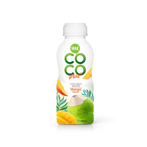 Muestra gratis Botella de 300ml Agua de coco con zumo de fruta real Servicio OEM/ODM Producto más vendido Precio barato - Product Image 2