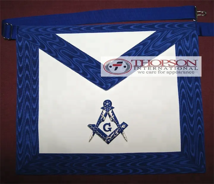 Freimaurer Regalia Blue Lodge Master Mason Schürze