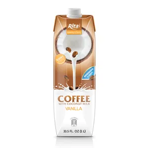 香草风味罗布斯塔咖啡配椰奶GMP HACCP ISO犹太洁食认证含牛奶高品质和最优惠的价格